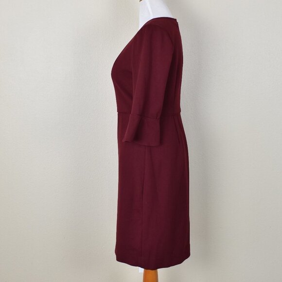 J. Crew Burgundy Dress - Picture 4 of 8